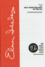 Away from the Roll of the Sea SATB choral sheet music cover Thumbnail